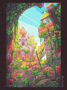 'Ruins' zine artwork